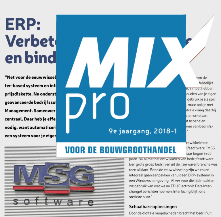 MIX PRO x MSG software