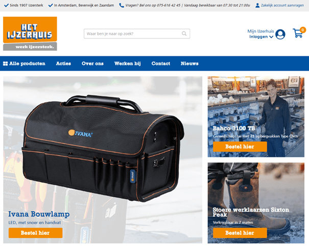 Nieuw: Headless e-commerce platform voor Het IJzerhuis