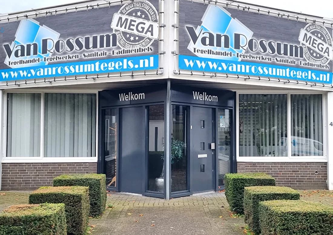 voorkant winkel van Rossum tegelwerken