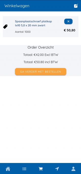 Winkelwagen