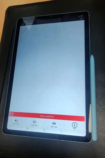 MSG scan projecten op tablet gecomprimeerd